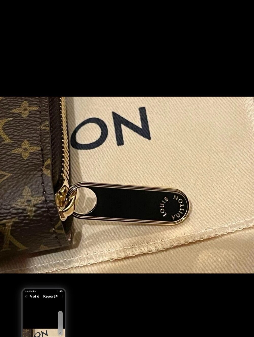 Unlisted Brown Floral Zip-Around Wallet with Pink Accents - Picture 5 of 7